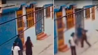 হরিয়ানার ফরিদাবাদে ১৭ বছর বয়সি মেয়েকে বাড়ির কাছে গুলি (Video screengrabs/Social Media)