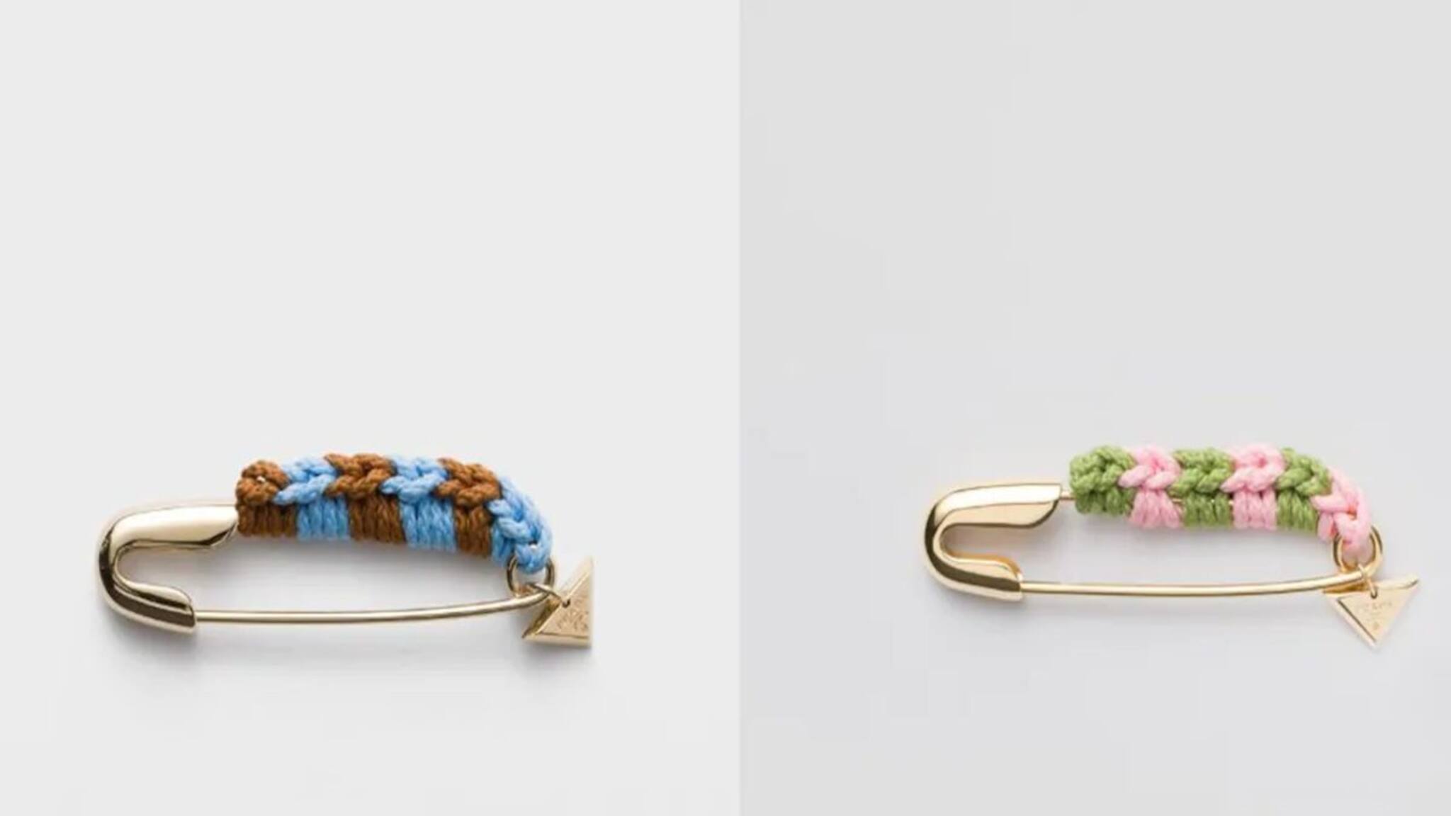 ব্রোচের মতোই দামি ! ৬৯,০০০ টাকা মূল্যের মেটাল সেফটি পিন নিয়ে এল প্রাডা