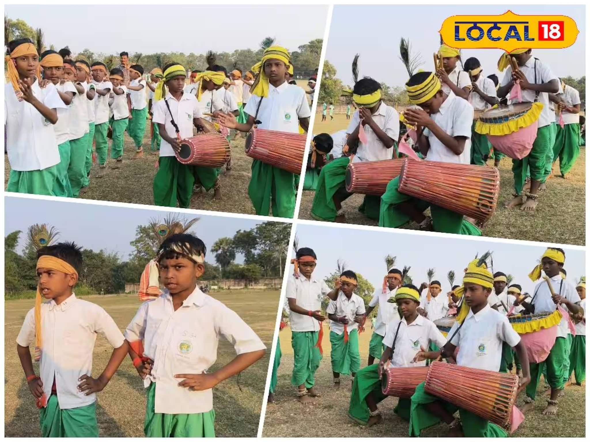 নাচে-গানে মাতৃভাষার জয়জয়কার! মঞ্চ কাঁপাচ্ছে পুরুলিয়ার সাঁওতালি পড়ুয়ারা
