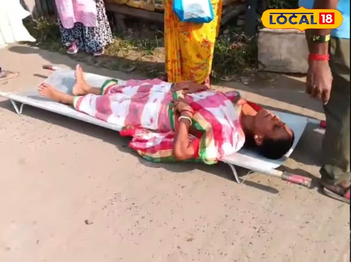 পা ভাঙল মহিলার