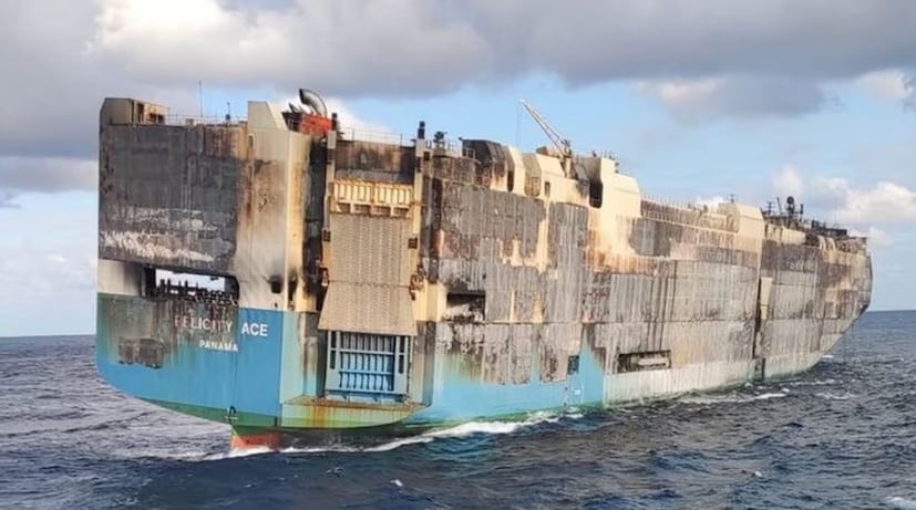 জাহাজের ভিতরে বিভিন্ন দেশে অপেক্ষারত গ্রাহকদের জন্য প্রায় ৪,০০০ অত্যন্ত পার্সোনালাইজড যানবাহন ছিল। চালানের মূল্য ছিল বিশাল, যার মোট আর্থিক ক্ষতির পরিমাণ ছিল ৩৩৫ থেকে ৪০০ মিলিয়ন ডলার (ভারতীয় মুদ্রায় প্রায় ২৯৬২-৩৫৩৭ কোটি টাকা)। (Photo: News18)