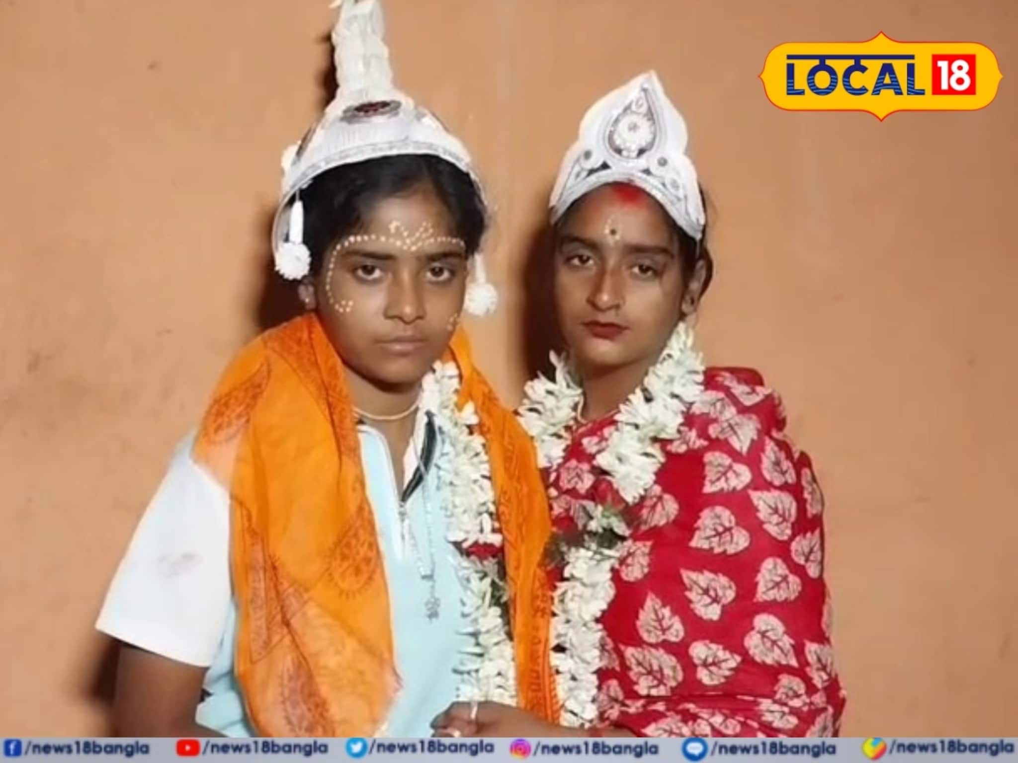 প্রেমের জোয়ারে, ভাসাবে দোঁহারে... সুন্দরবনে সাত পাকে দুই তরুণী! প্রেমের নজির দেখল বাংলা