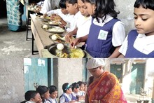 এসেছিলেন শুভেন্দু, পরদিনই এল মাছ-রাজভোগ! নন্দীগ্রামের স্কুলে বদলে গেল মিড ডে মিল