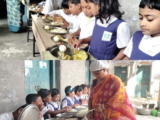 বৃহস্পতিবার এসেছিলেন শুভেন্দু, পরের দিনই এল মাছ-রাজভোগ! নন্দীগ্রামের স্কুলে বদলে গেল মিড ডে মিলের মেনু