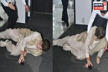 উঁচু নিচু মেঝে, হাঁটতে গিয়ে হুড়মুড়িয়ে পড়ে গেলেন ৮৩-র জিতেন্দ্র, তুলে ধরতে ছুটলেন সকলে