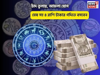 জীবনে উন্নতি, সৌভাগ্যের উদয়! চাঁদ তুলায়, আমলা যোগে মেষ সহ ৪ রাশি টাকার গদিতে বসবেন