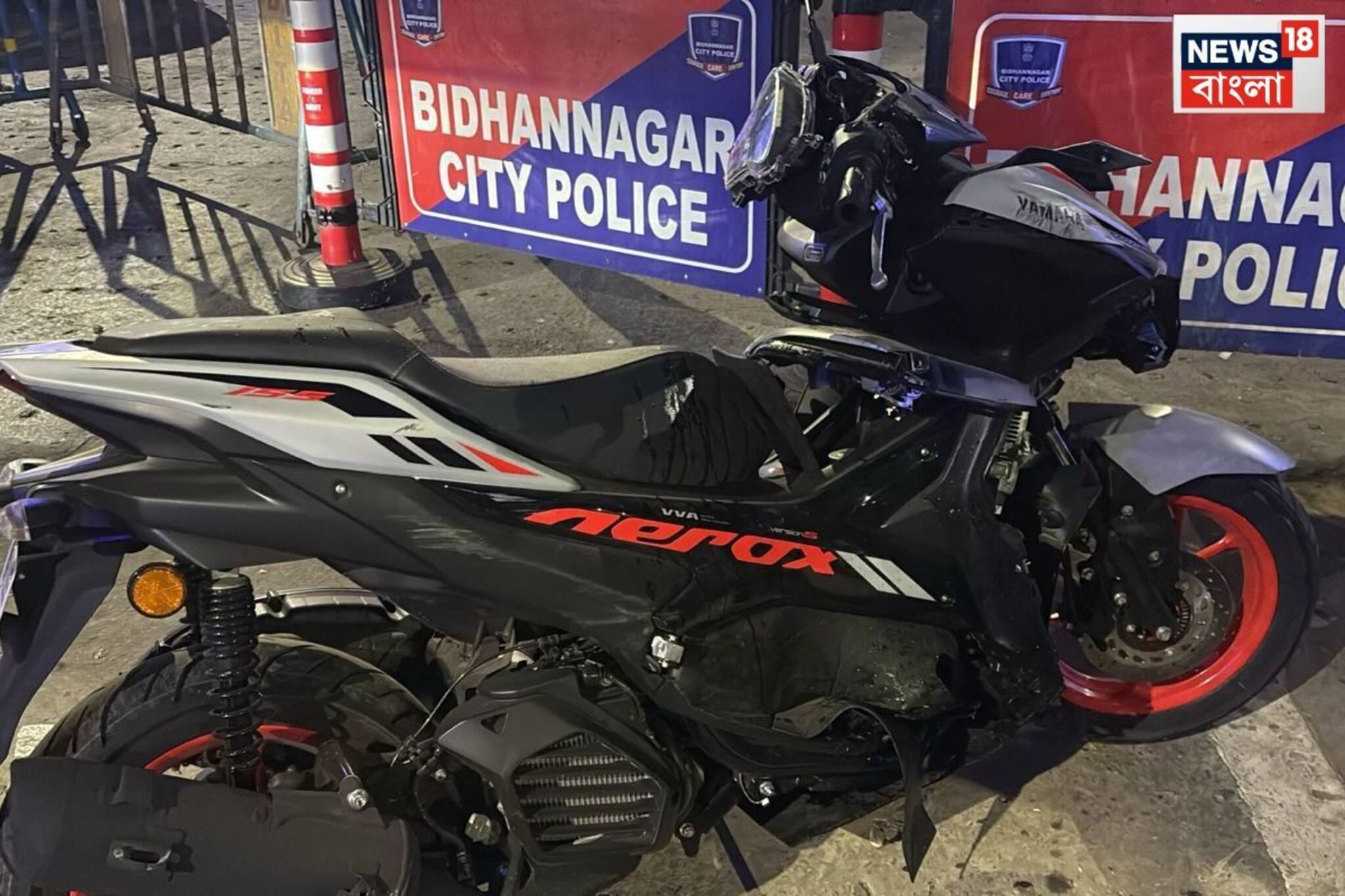 নিকো পার্কের রাস্তায় পথ দুর্ঘটনা, দ্রুত গতির বাইকের বলি চালক নিজেই