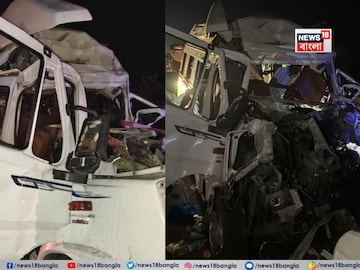 রাজস্থানে দুমড়ে-মুচড়ে গেল পুণ্যার্থীদের বাস...