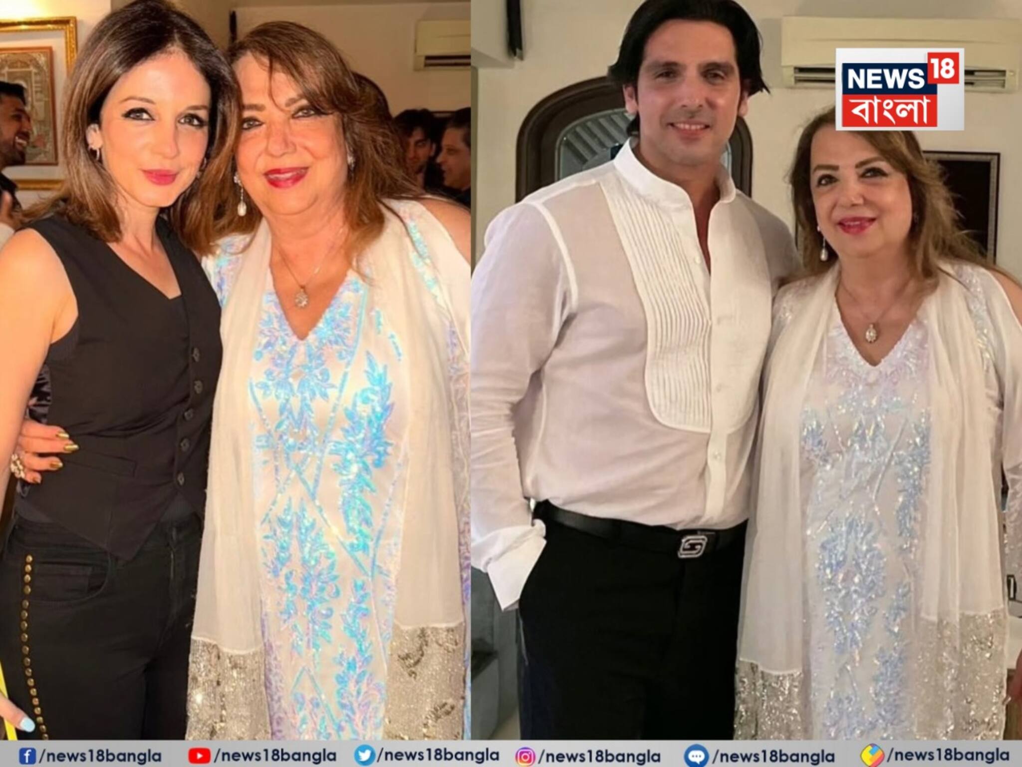 মাতৃহারা হলেন সুজান-জায়েদ খান! প্রয়াত হৃত্বিক রোশনের প্রাক্তন শাশুড়ি জারিন খান, শোকের ছায়া বলিউডে