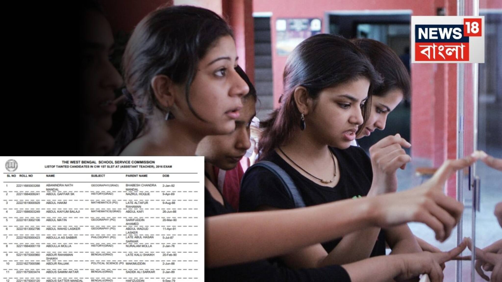 ২০১৬-এর ১৮০৬ জনের তালিকায় 'দাগিদের' পূর্ণাঙ্গ তালিকা প্রকাশ করল SSC, কোথায় দেখা যাবে তালিকা?