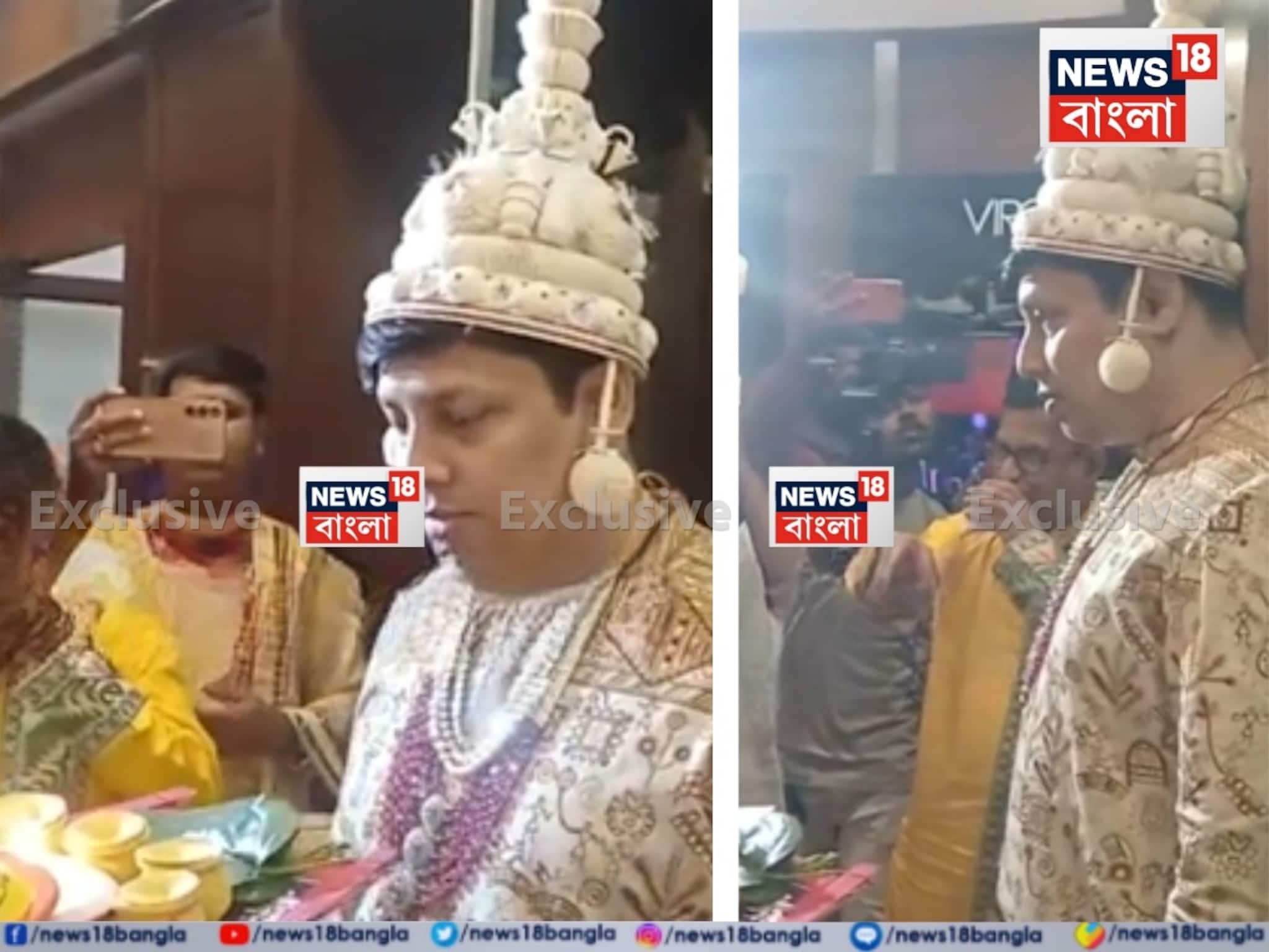 Moubani Sorcar Wedding: বিয়ের পিঁড়িতে পিসি সরকারের কন‍্যা! প্রকাশ‍্যে মৌবনির বরের ভিডিও