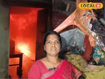 সিউড়ির রবীন্দ্রপল্লিতে ভয়াবহ আগুন