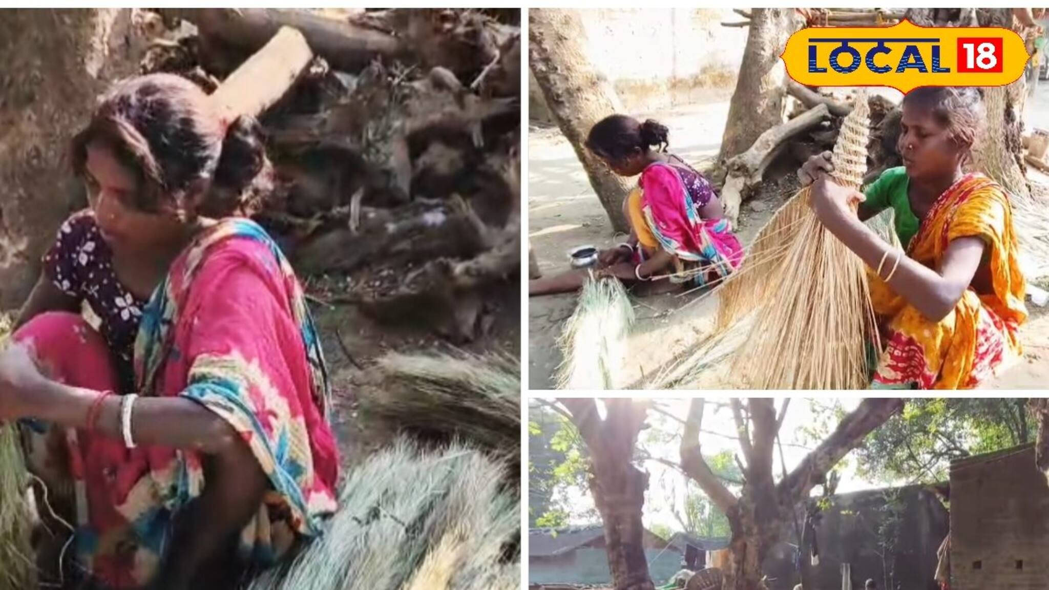 ২০ টাকার জন্য ৫ দিনের লড়াই! ঝাঁটা তৈরিতে শবরপাড়ার মহিলাদের কঠোর পরিশ্রম, তবুও তাঁরা স্বনির্ভর