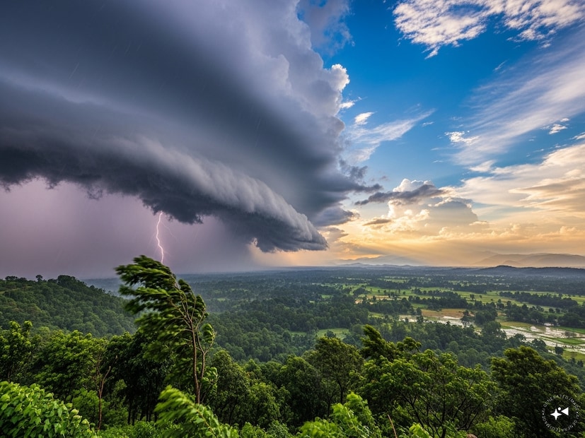 Generated image রবিবার উত্তরবঙ্গের সমস্ত জেলাতেই বজ্রবিদ্যুৎ সহ হালকা বৃষ্টি ও ঘণ্টায় ৩০ থেকে ৪০ কিলোমিটার বেগে ঝোড়ো হাওয়া চলবে। তবে সোমবার থেকে বৃহস্পতিবার পর্যন্ত উত্তরবঙ্গে শুষ্ক আবহাওয়া ফিরে আসবে। আকাশ পরিষ্কার থাকবে, এবং বৃষ্টির সম্ভাবনা থাকবে না।