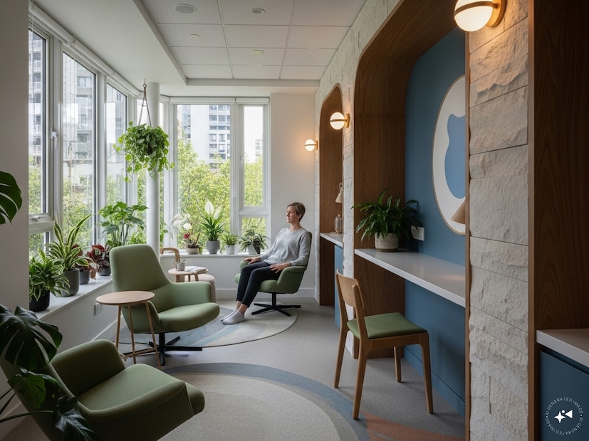 স্বাস্থ্য-ভিত্তিক ডিজাইনের উপর জোর দেওয়ার বিষয়টা শারীরিক আরামের বাইরেও বিস্তৃত। বিশেষজ্ঞরা বলছেন যে মানুষ যে স্থানে বাস করে তা কেবল তাদের কাজ করার পদ্ধতিই নয় বরং তারা কীভাবে চিন্তা করে এবং অনুভব করে তাও প্রভাবিত করে। এএম মেডিকেলের কাউন্সেলিং এবং মানসিক স্বাস্থ্য বিশেষজ্ঞ পৌলোমী শ উল্লেখ করেছেন যে এক্ষেত্রে নকশার একটি গভীর মনস্তাত্ত্বিক ভূমিকা রয়েছে। “নকশা নান্দনিকতার চেয়েও বেশি কিছু, এটি মন এবং শরীরের জন্য প্রতিরোধমূলক যত্নের একটি রূপ,” তিনি বলেন। “আমরা যে স্থানগুলোতে বাস করি এবং কাজ করি সেগুলো মেজাজ, আচরণ এবং সামগ্রিক মানসিক সুস্থতাকে প্রভাবিত করার ক্ষমতা রাখে।”