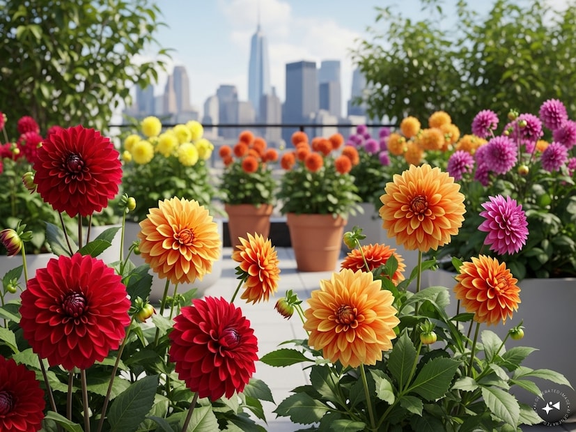 বৃহৎ আকার ও আকর্ষণীয় রঙের কারণে ডালিয়া শীতের ফুলের মধ্যে অন্যতম। দৃষ্টিনন্দন পাপড়ির বিন্যাস ও বর্ণ বৈচিত্র্যের জন্য এটি সবার কাছে অত্যন্ত জনপ্রিয়।