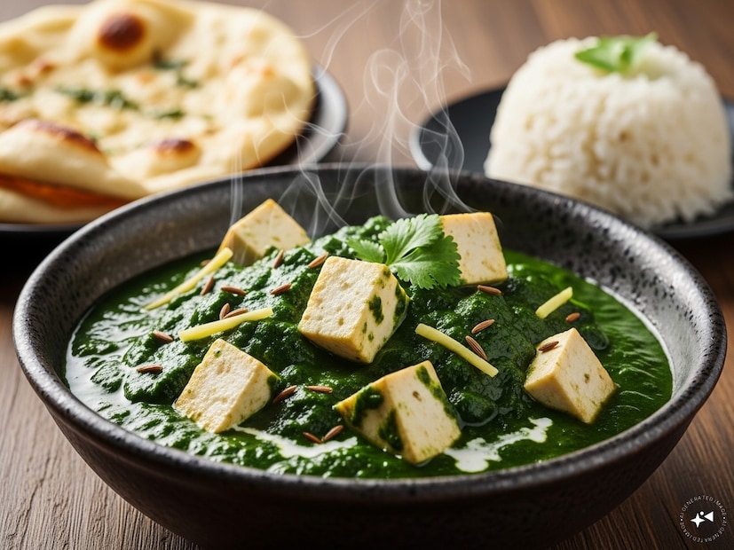  ১০. পালক পনির (Palak Paneer)এই বিখ্যাত ভারতীয় পদে নরম পনির টুকরো মিশে যায় ঘন পালং গ্রেভিতে। প্রোটিন আর সবুজ শাকের নিখুঁত মেলবন্ধন। গরম ভাত বা রুটির সঙ্গে খেতে অনবদ্য।