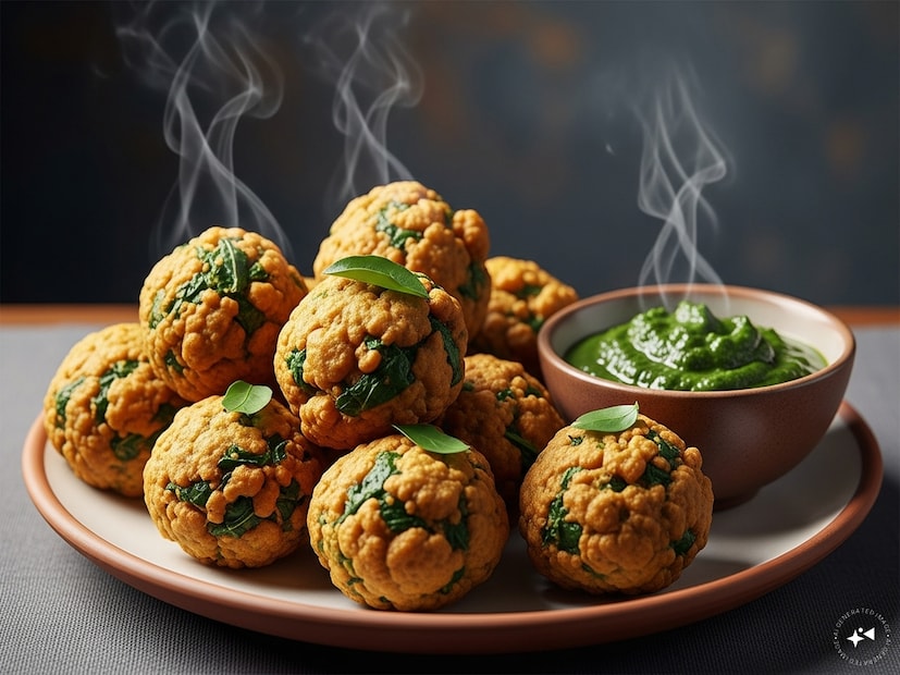 ৮. পালং পাকোড়া (Spinach Pakoda)বিকেলের চা-সঙ্গী হিসেবে একদম পারফেক্ট। বেসনের ব্যাটারে কুচানো পালং শাক, লবণ ও মশলা মিশিয়ে ছোট ছোট বলে ভেজে নিন। খাস্তা সোনালি হলে গরম গরম পরিবেশন করুন চাটনি দিয়ে।