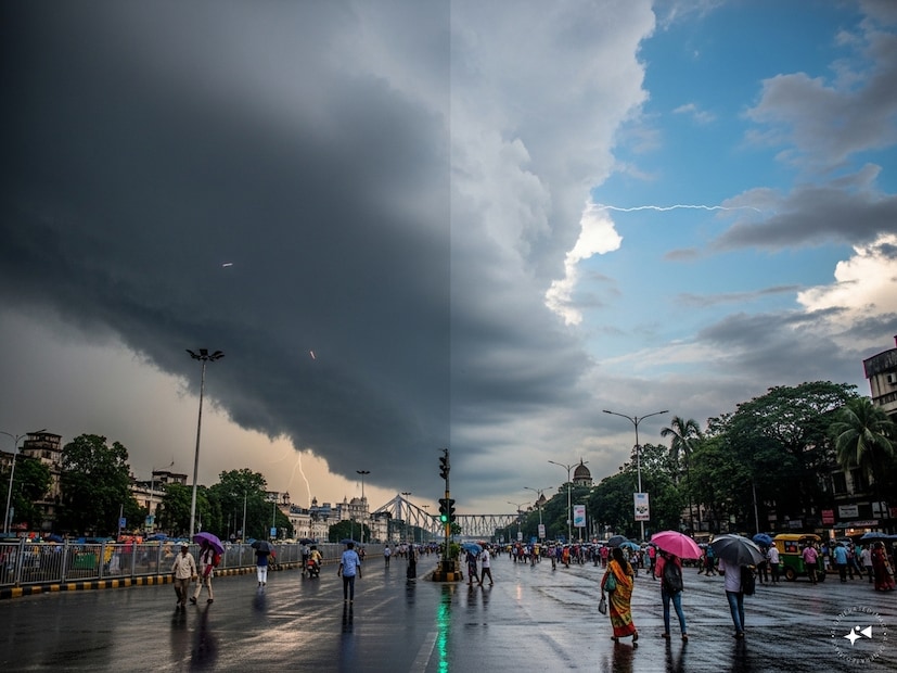 কলকাতার আজকের আকাশ: আজ আংশিক মেঘলা আকাশের পাশাপাশি বজ্রবিদ্যুৎসহ হালকা বৃষ্টির সামান্য সম্ভাবনা রয়েছে। তবে কাল থেকে শহরে ফের রৌদ্রজ্জ্বল ও পরিষ্কার আকাশের দেখা মিলবে। সোমবার থেকে পুরোপুরি শুষ্ক আবহাওয়া থাকবে বলে পূর্বাভাস।