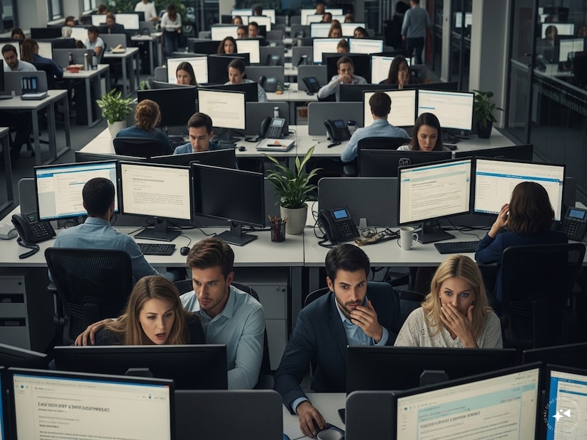 কেউ সিস্টেমটিকে টেস্ট মোড থেকে লাইভ মোডে স্যুইচ করতে ভুলে গিয়েছিলেন, যার ফলে কোম্পানি জুড়ে সকলের কাছে একটি ই-মেল চলে যায়, যেখানে ঘোষণা করা হয়েছিল যে সকলের শেষ কর্মদিবস অবিলম্বে কার্যকর করা হল। রেডিট ইউজারের সেই পোস্টটি দ্রুত ভাইরাল হয়ে যায়, যা ৩৬,০০০টিরও বেশি আপভোট এবং অনেক কমেন্ট পেয়েছে।