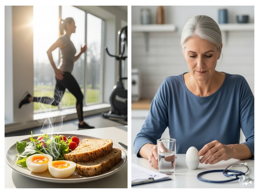 দিনে কয়টি ডিম খাওয়া যায়:যারা নিয়মিত শারীরিক পরিশ্রম করেন বা ব্যায়াম করেন, তাঁদের জন্য দিনে ২ থেকে ৩টি ডিম খাওয়া একদম নিরাপদ ও উপকারী। তবে যাদের হৃদরোগ বা কোলেস্টেরল সমস্যা রয়েছে, তাদের ক্ষেত্রে ডিমের পরিমাণ কমিয়ে চিকিৎসকের পরামর্শ অনুযায়ী খাওয়াই ভালো।