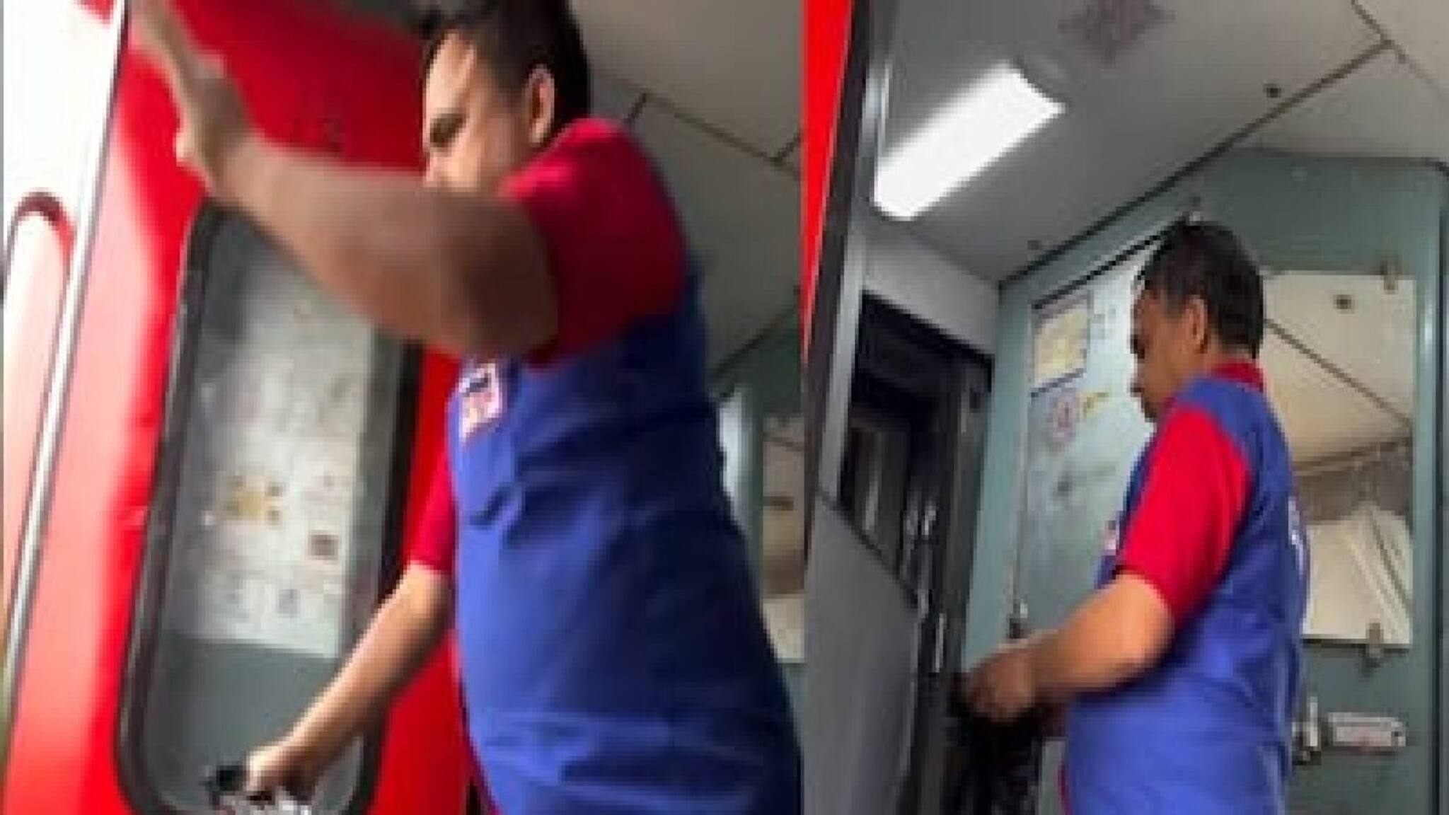 ‘ক্লিন কোচ, ডার্টি ট্র্যাক?’ চলন্ত ট্রেন থেকে আবর্জনা ছুঁড়ে ফেললেন কর্মী, ভাইরাল ভিডিওয় উঠল প্রশ্ন— ‘এটাই কি ভারতীয় রেলের বাস্তব চিত্র?’