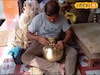 বিরাট চ্যালেঞ্জের মুখে মুর্শিদাবাদের কাঁসা শিল্প, হাতে তৈরি নকশার ভরসা কয়েকজন