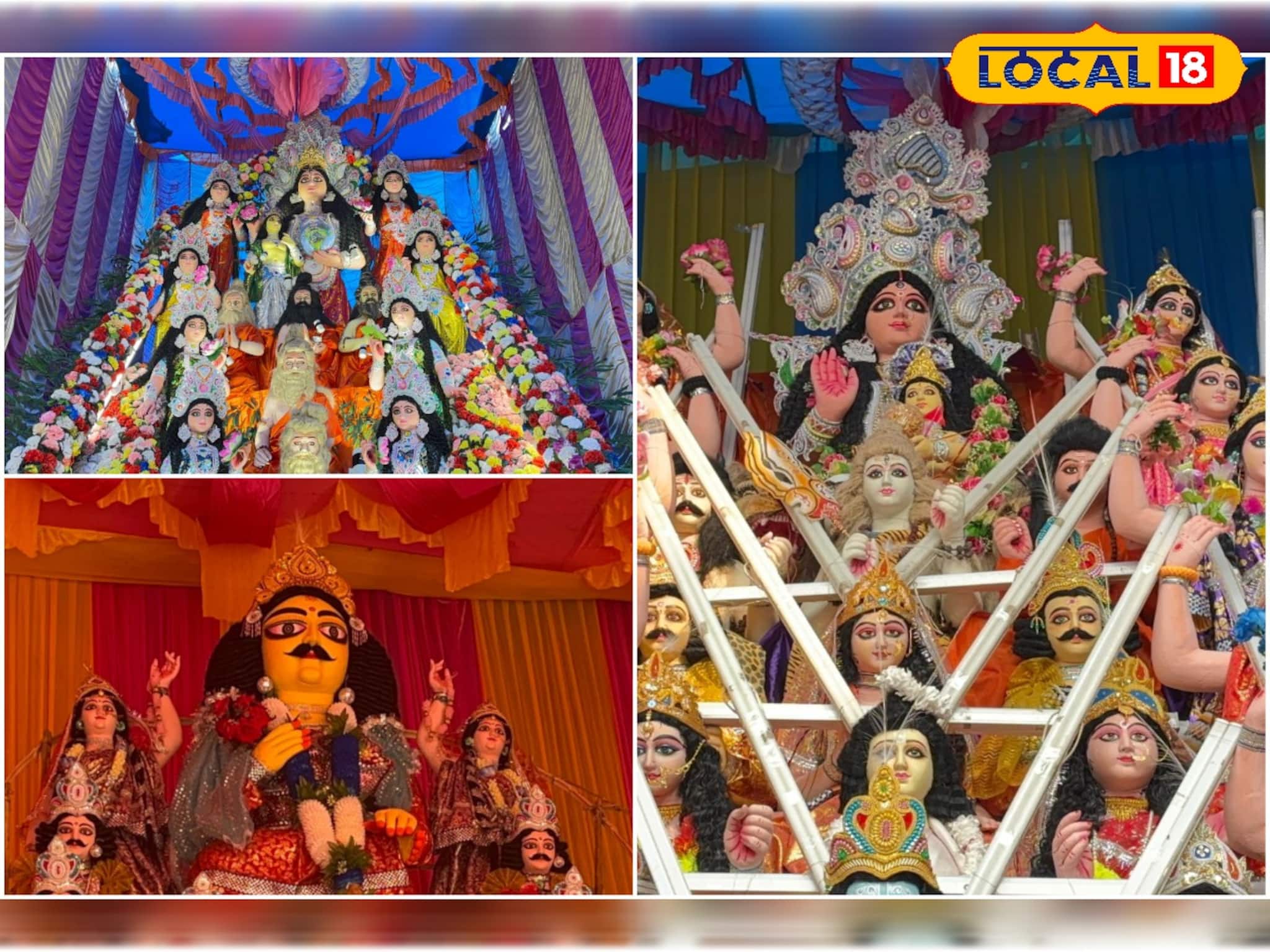 থিমের চাকচিক্যের মাঝেও কাটোয়ার ‘থাকা’র জয়জয়কার, চলন্ত পুরাণ দেখতে আসেন মানুষ