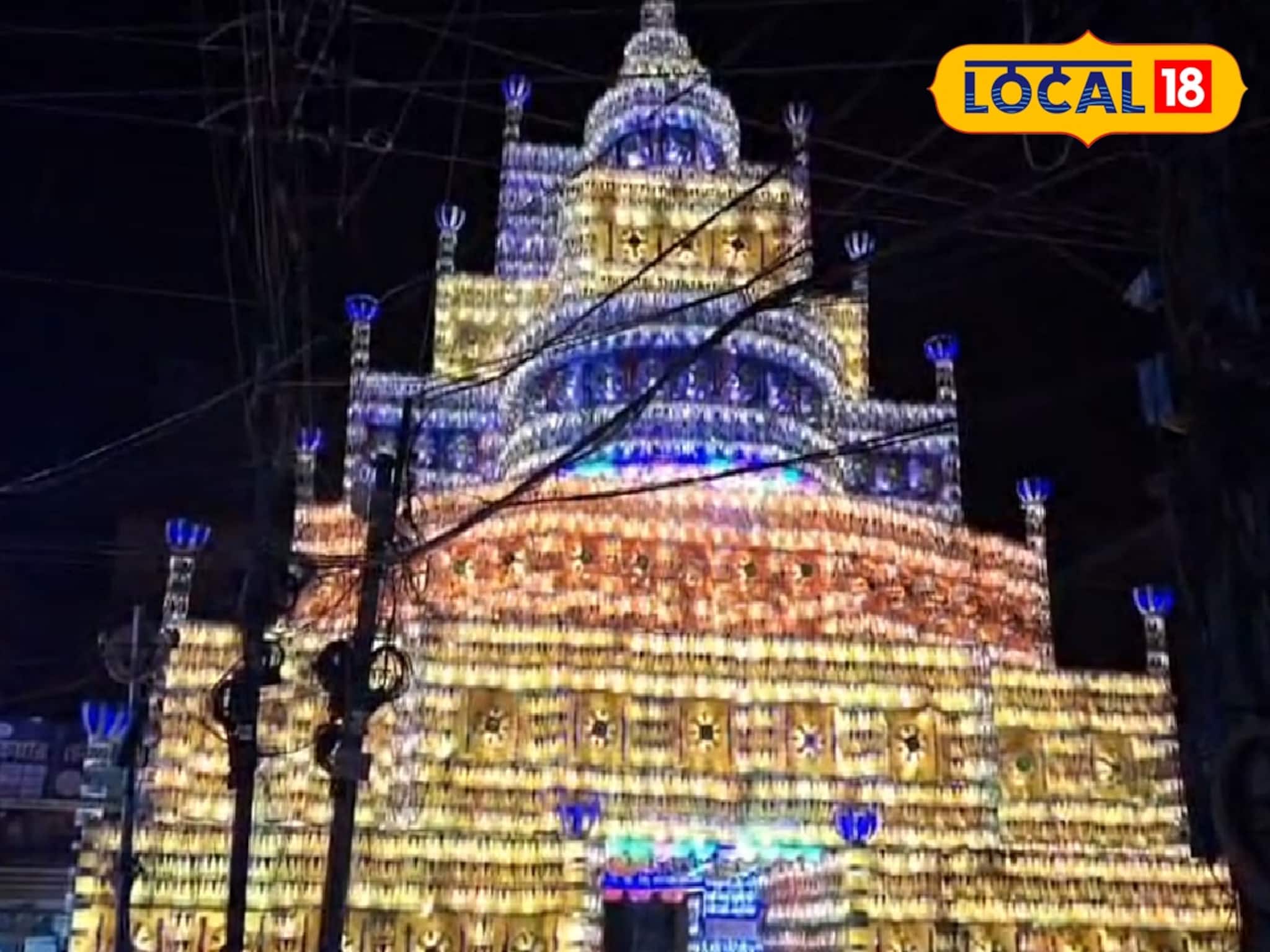 আলোর বন্যা, নানা থিমে রূপ বদলেছে কাটোয়া! কার্তিক লড়াইয়ের অপেক্ষায় দর্শনার্থীরা