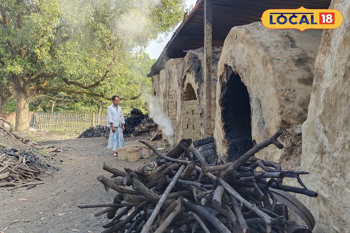 Malda News: কাঠ পুড়িয়ে তৈরি হয় নতুন জ্বালানি, মালদহের ‘কালো সোনা’ কাঠকয়লা! হোটেল-কারখানায় এখনও ভরসা