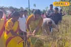 আলিপুরদুয়ার জেলা পরিষদের সভাধিপতি ধান কাটলেন জমিতে! প্রশংসায় পঞ্চমুখ স্থানীয়রা