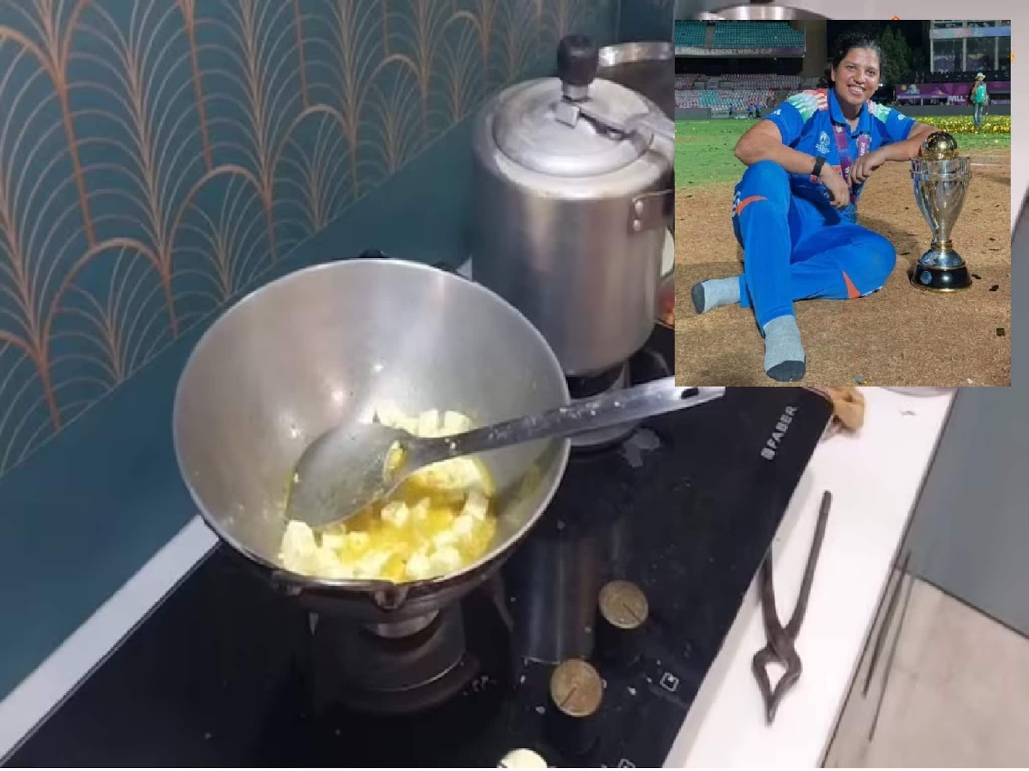 Richa Ghosh Lunch Menu: বিশ্বকাপ জিতে ঘরে ফেরা, ‘মায়ের হাতের রান্না’-র স্বাদই যে মুখে লেগে থাকে, রইল রিচার লাঞ্চ মেনুর ভিডিও