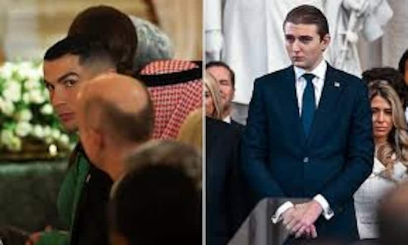  জানা গিয়েছে, হোয়াইট হাউসে এক আকর্ষণীয় নৈশহারের অনুষ্ঠানের আয়োজন করেছিলেন মার্কিন প্রেসিডেন্ট। সেখানেই উপস্থিত ছিলেন সৌদি আরবের যুবরাজ মহম্মদ বিন সলমন। সেখানেই হাজির ছিলেন পর্তুগিজ এই তারকা ফুটবলার। মঙ্গলবার রাতের ওই অনুষ্ঠানে পাঁচ বারের ব্যালন ডি'ওর পাওয়া তারকাকে সামনে পেয়ে চমকে ওঠেন সবাই।