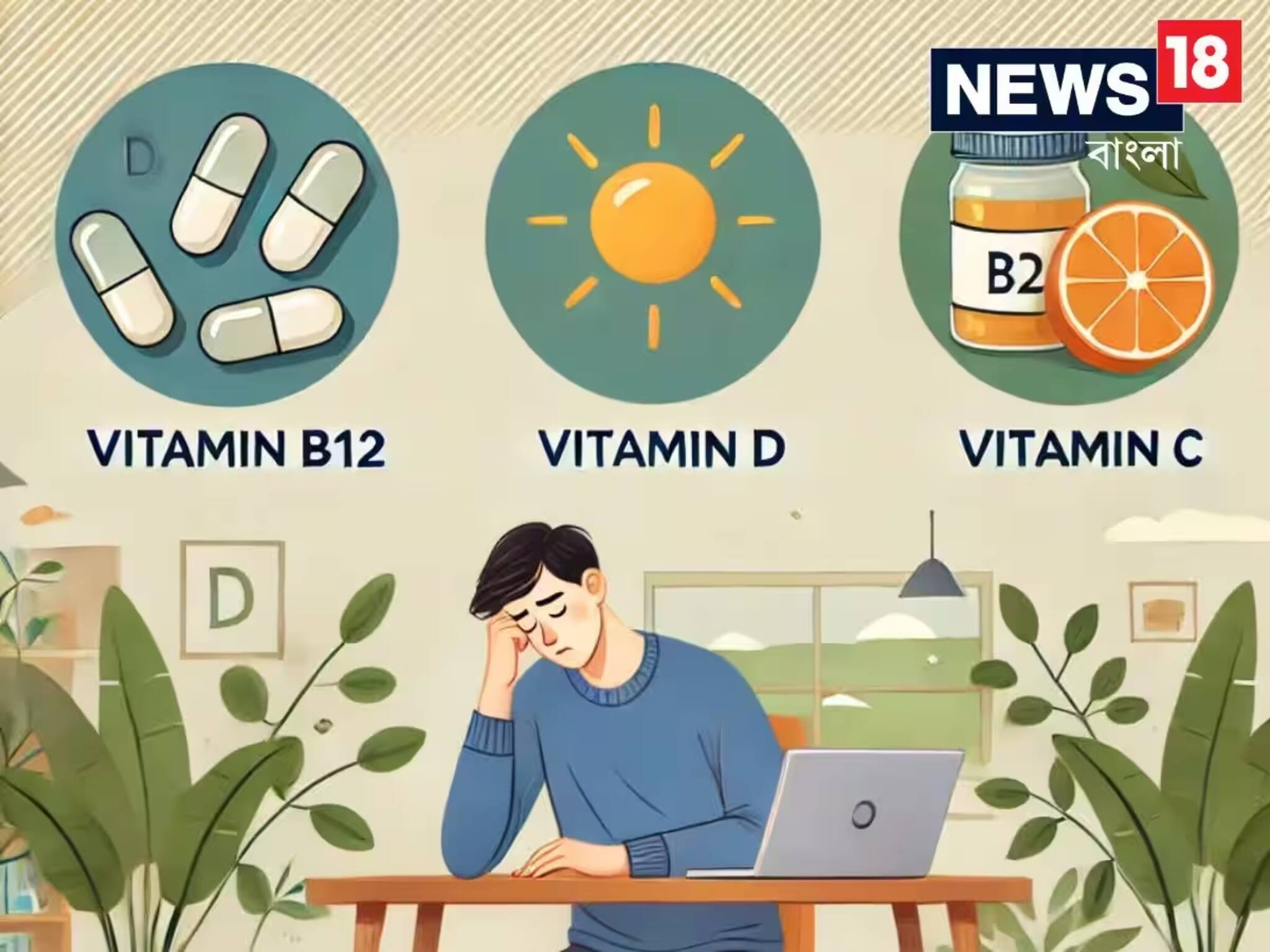 Vitamin Deficiency: খুব কাজের ভিটামিন D-সহ ২ ভিটামিন! ঘাটতি হলেই চূড়ান্ত ক্লান্ত হবে শরীর, বসে বসেই ঝিমোবেন...