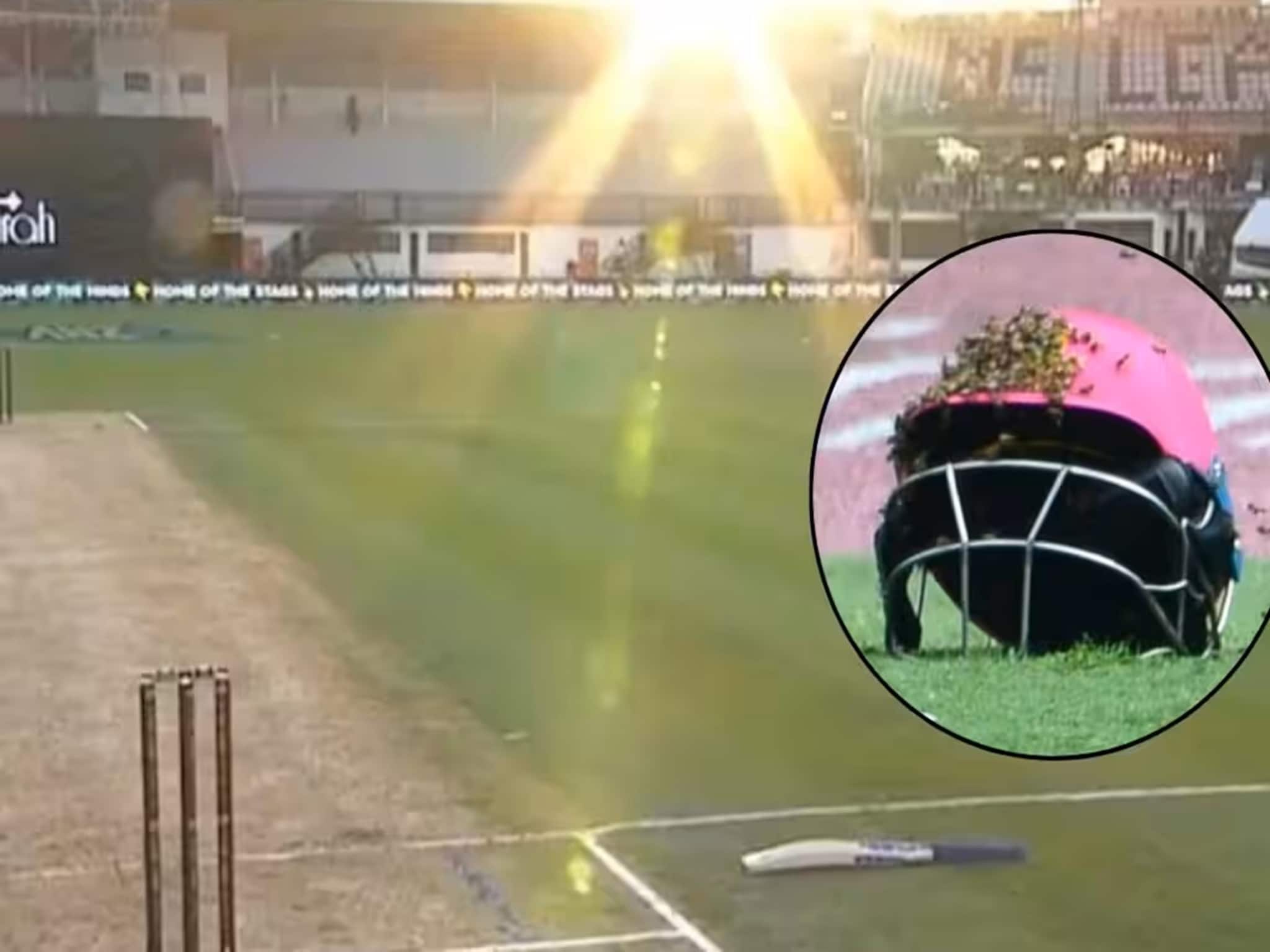 রোদ, কুয়াশা নয়—মৌমাছি থেকে ফায়ার অ্যালার্ম! যে ৫ আজব ঘটনায় বন্ধ হয়েছিল ক্রিকেট রোদ, কুয়াশা নয়—মৌমাছি থেকে ফায়ার অ্যালার্ম! যে ৫ আজব ঘটনায় বন্ধ হয়েছিল ক্রিকেট