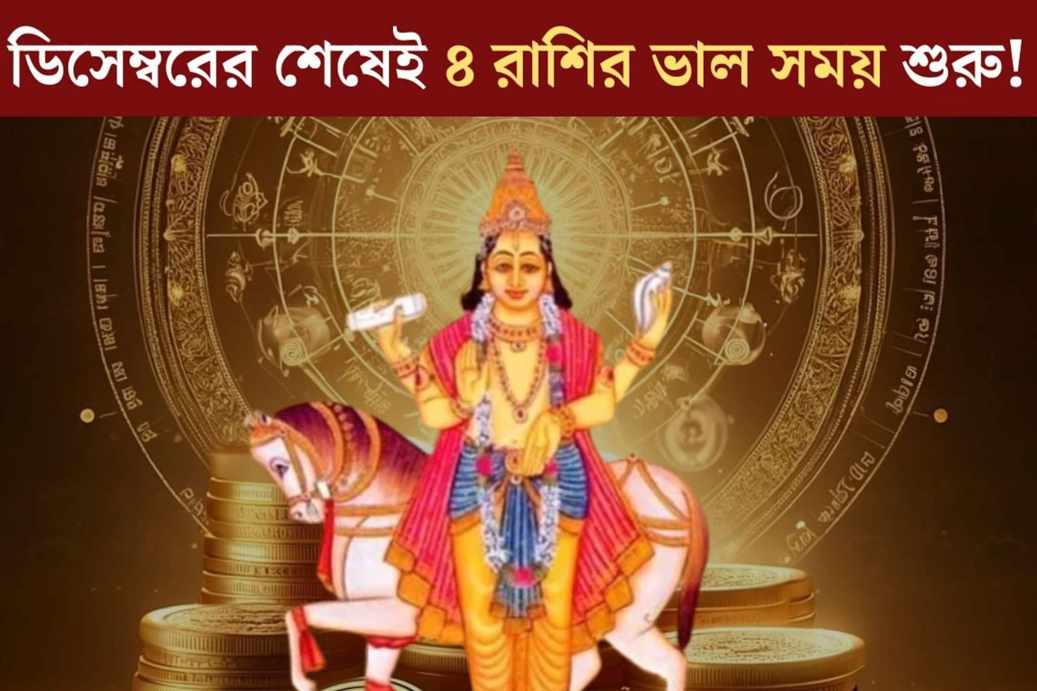 ডিসেম্বরের শেষেই স্থান বদল শুক্রের! টাকা, প্রোমোশন...সাফল্যের চূড়োয় ৪ রাশি ডিসেম্বরের শেষেই স্থান বদল শুক্রের! টাকা, প্রোমোশন...সাফল্যের চূড়োয় ৪ রাশি