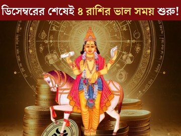 ডিসেম্বরের শেষেই স্থান বদল শুক্রের! টাকা, প্রোমোশন...সাফল্যের চূড়োয় ৪ রাশি ডিসেম্বরের শেষেই স্থান বদল শুক্রের! টাকা, প্রোমোশন...সাফল্যের চূড়োয় ৪ রাশি
