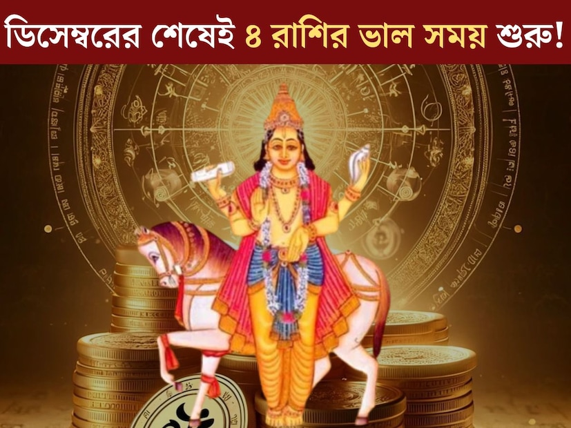 ডিসেম্বরের শেষেই স্থান পরিবর্তন করতে চলেছে শুক্র গ্রহ৷ প্রেম আর সুখের কারক গ্রহ শুক্র তার নিজেরই নক্ষত্র, মানে পূর্বাষাঢ়া নক্ষত্রে গোচর হতে চলেছে৷ যার শুভ আর ইতিবাচক প্রভাব ৪টি রাশির জাতক জাতিকাদের উপর পড়তে চলেছে৷ 