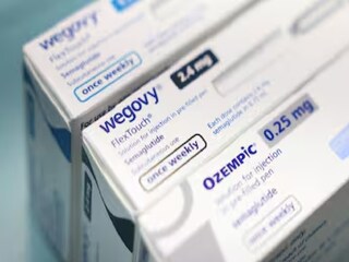 Boxes of Ozempic and Wegovy made by Novo Nordisk are seen at a pharmacy in London. (REUTERS/File Photo)