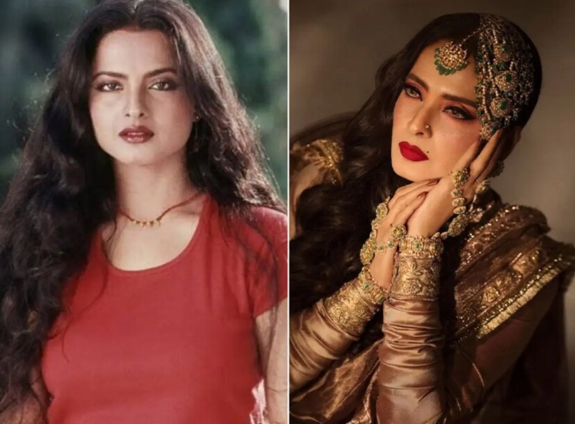 রেখা অমিতাভ বচ্চন এবং রাজেশ খান্নার মতো বলিউড তারকাদের পাশাপাশি এন.টি. রামা রাওয়ের মতো তেলেগু সুপারস্টারদের সঙ্গেও কাজ করেছেন। রেখার ক্যারিয়ারের সবচেয়ে বড় সাফল্য ছিল ১৯৮২ সালের 