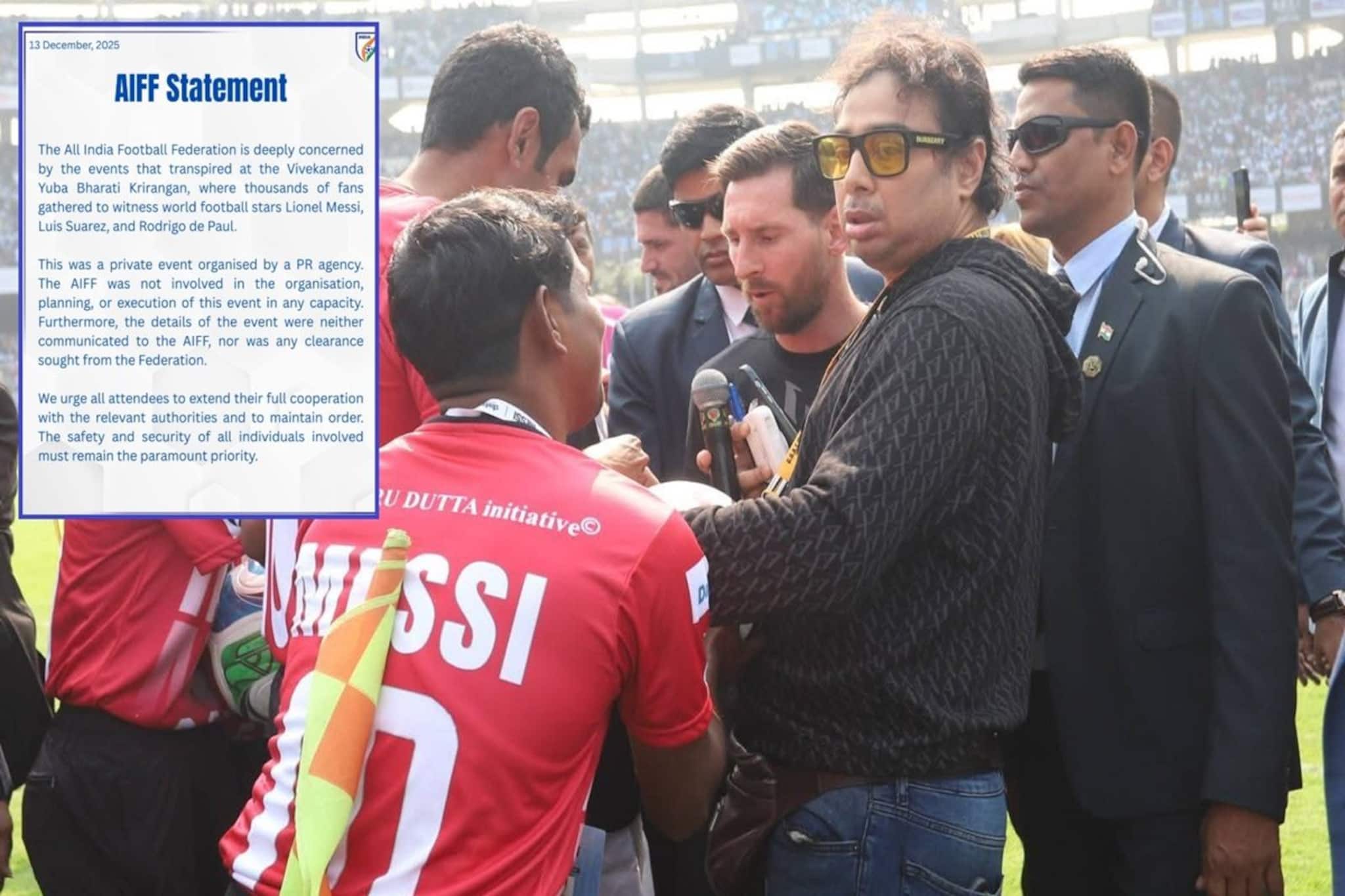 ১৬ অগাস্টের পর ভারতীয় ফুটবলে ফের কালো দিন, AIFFর সাফ দাবি- তারা জানতই না মেসির সফর নিয়ে ১৬ অগাস্টের পর ভারতীয় ফুটবলে ফের কালো দিন, AIFFর সাফ দাবি- তারা জানতই না মেসির সফর নিয়ে