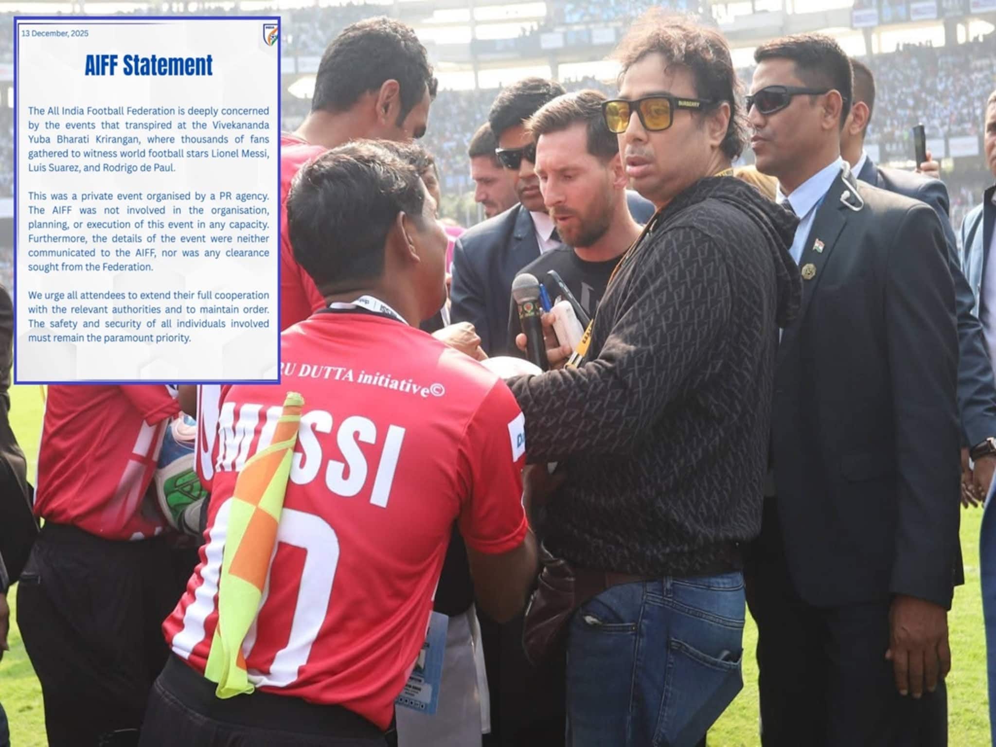 ১৬ অগাস্টের পর ভারতীয় ফুটবলে ফের কালো দিন, AIFFর সাফ দাবি- তারা জানতই না মেসির সফর নিয়ে ১৬ অগাস্টের পর ভারতীয় ফুটবলে ফের কালো দিন, AIFFর সাফ দাবি- তারা জানতই না মেসির সফর নিয়ে