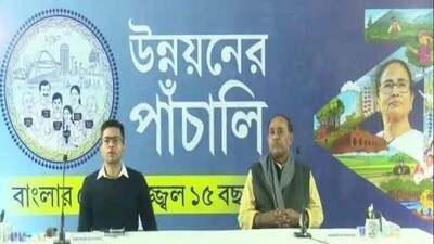 ভার্চুয়াল বৈঠকে অভিষেক বন্দ্যোপাধ্যায় এবং সুব্রত বক্সি৷ 