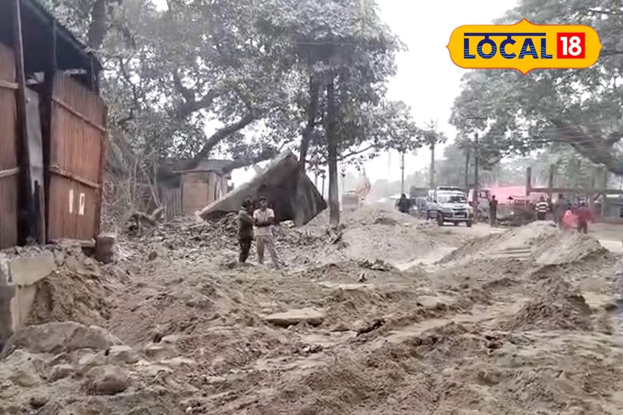 চার লেনের মহাসড়ক তৈরির কাজে ফের জটিলতা! কাজ আটকে দিলেন স্থানীয়রা