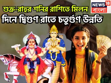 শুক্র-রাহুর শনির রাশিতে মিলন, দিনে দ্বিগুণ রাতে চতুর্গুণ উন্নতি, ছাই ধরলেও সোনা হবে নতুন ব