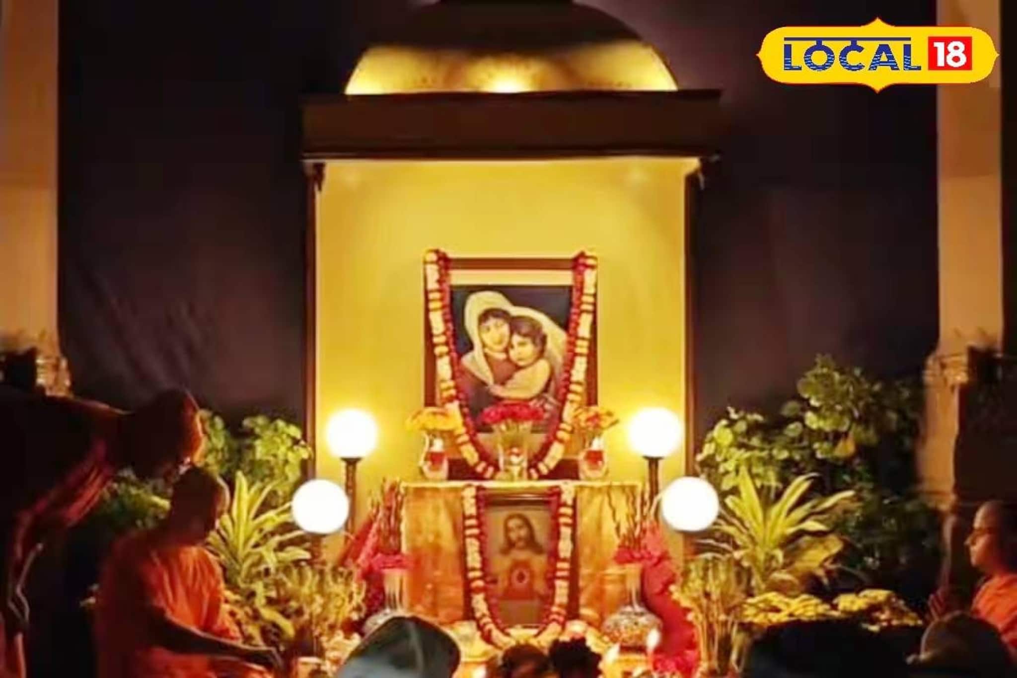 আলো-ফুলের সাজে বেলুড় মঠে যিশু আরাধনা! ক্যারল-বাইবেল পাঠে জমজমাট বড়দিনের উৎসব