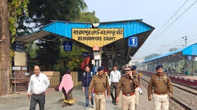 নিরাপত্তা বাড়ানো হচ্ছে বহরমপুর স্টেশনে