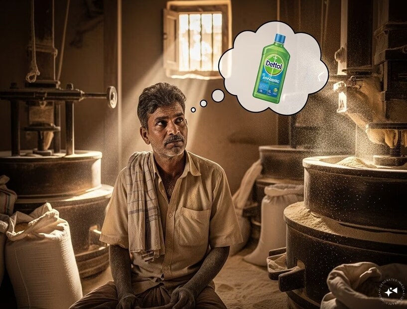 ১৯২৯ সালে ড. উইলিয়াম রেনল্ডস কোম্পানিতে যোগ দেন। রেনল্ডস দেখিয়ে দিয়েছিলেন যে, বাহ্যিক সংক্রমণ, বিশেষ করে প্রসব পরবর্তী, মহিলাদের মধ্যে প্রসবকালীন সেপসিসের কারণ হয়, যার ফলে অনেক মৃত্যু ঘটে। জীবাণুনাশক থাকলেও তা ত্বকের জ্বালা এবং ক্যানসারের ঝুঁকি তৈরি করত। রেনল্ডস একটি শক্তিশালী কিন্তু নিরাপদ অ্যান্টিসেপটিক তৈরির লক্ষ্যে কাজ শুরু করেন। কয়েক মাস গবেষণা এবং ব্যাপক পরীক্ষার পর অবশেষে তিনি ডেটল তৈরি করেন। (Photo: AI Image)