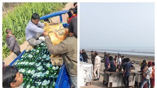 দিঘার উদয়পুর বিচে হানা দিল পুলিশ৷ 