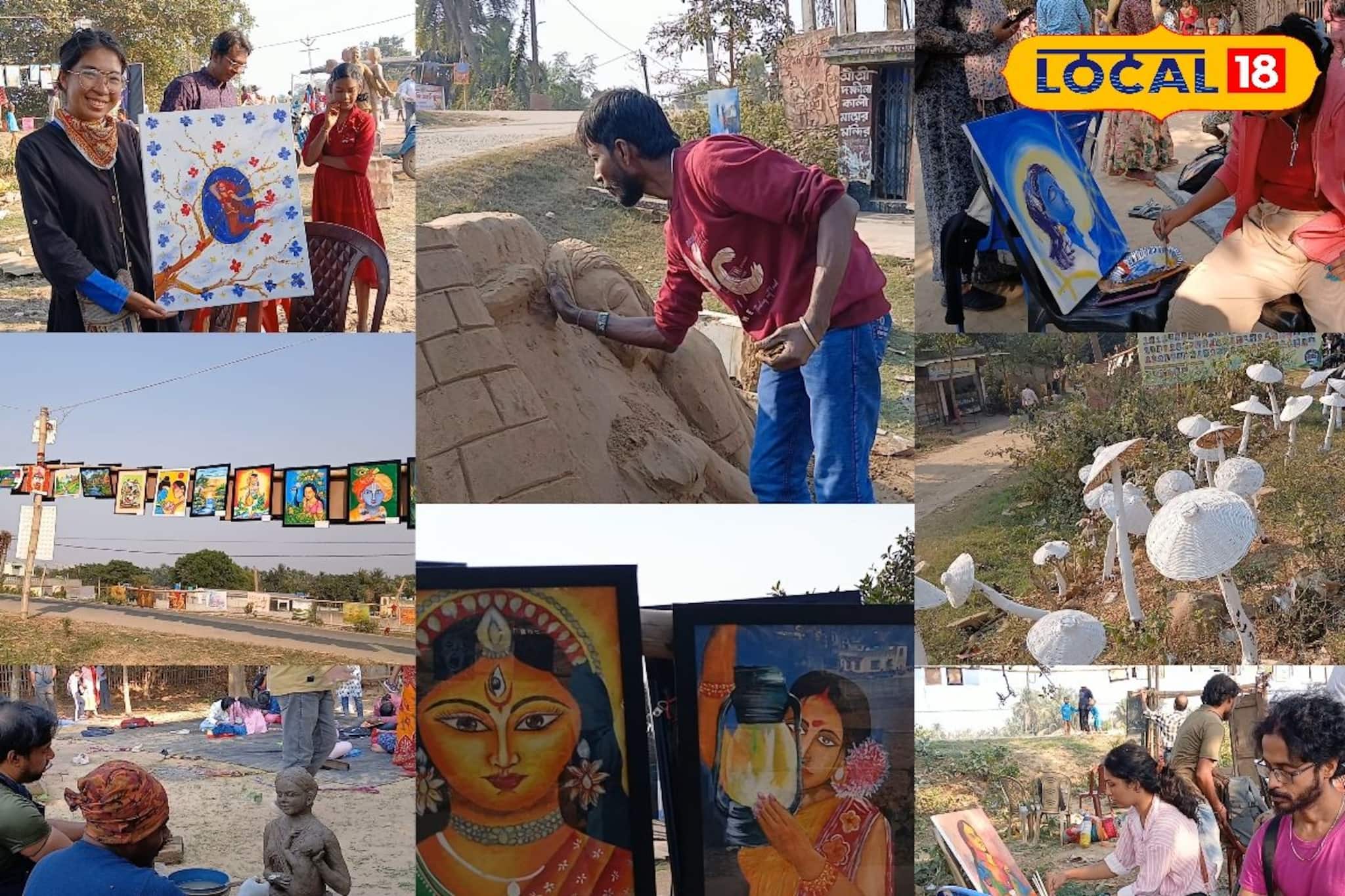 প্রকৃতির কোলে শিল্পের অনন্য মেলবন্ধন! বর্ধমানে শুরু আন্তর্জাতিক আর্ট ওয়ার্কশপ ও প্রদর্শনী প্রকৃতির কোলে শিল্পের অনন্য মেলবন্ধন! বর্ধমানে শুরু আন্তর্জাতিক আর্ট ওয়ার্কশপ ও প্রদর্শনী